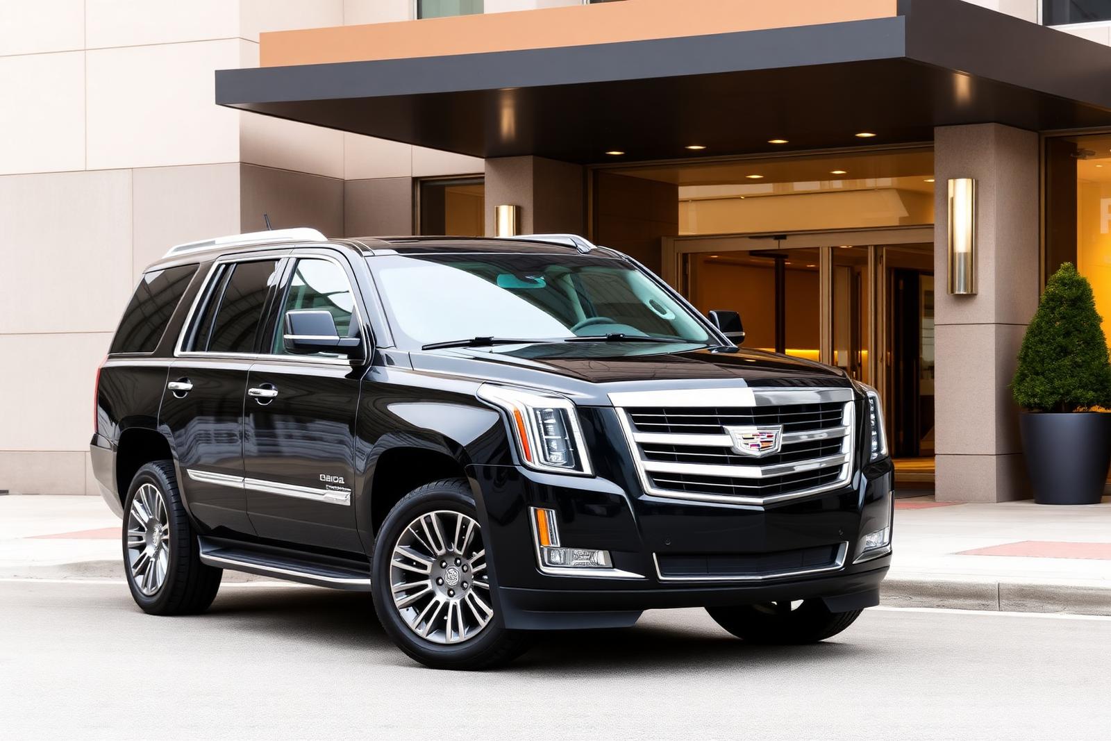 Executive SUV — black chauffeured vehicle